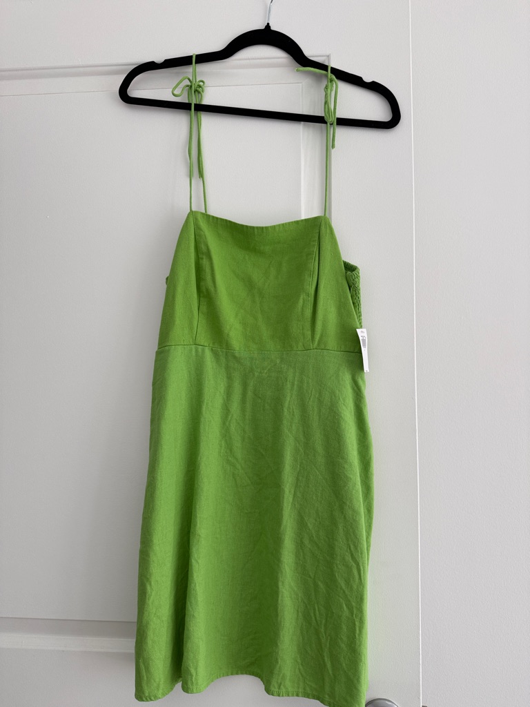 Old Navy Lime Green TieStrap Sundress